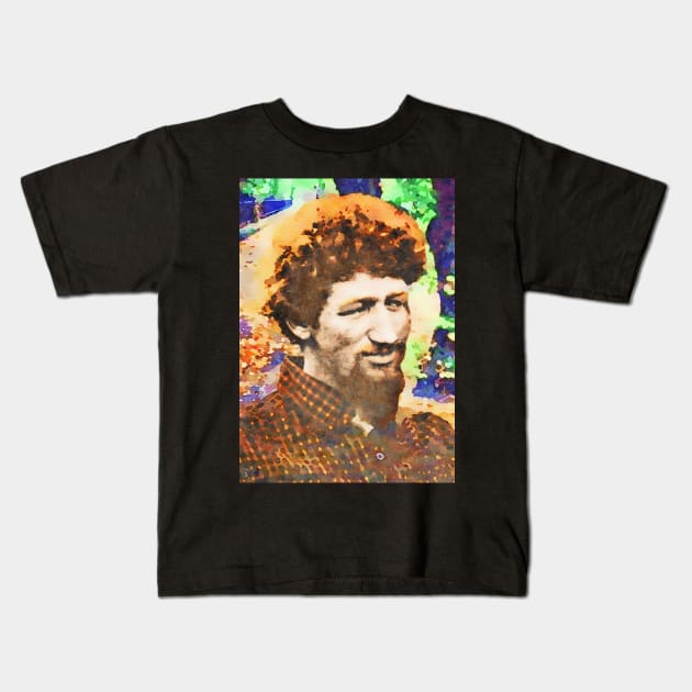 Luke Kelly 1940-1984 Kids T-Shirt by DeaglanStudio